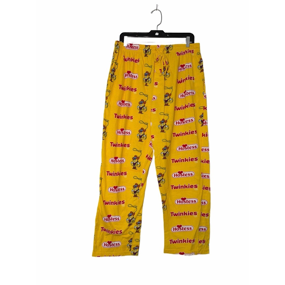 VTG Hostess Twinkies Cotton Pajama Lounge Pants Novelty Y2K - Large